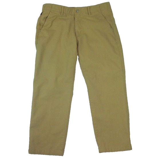 Eddie Bauer Mens‎ Size 35x30 Sport Flex Wrinkle Resistant 2way Chinos Zip-Pocket - Picture 1 of 13